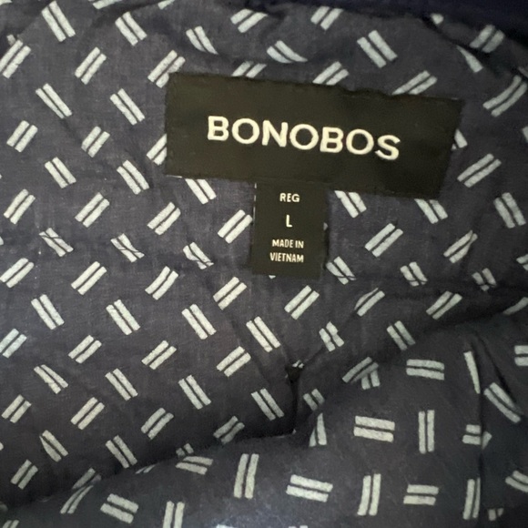 Bonobos Patterned Navy Apparel - Picture 3 of 4